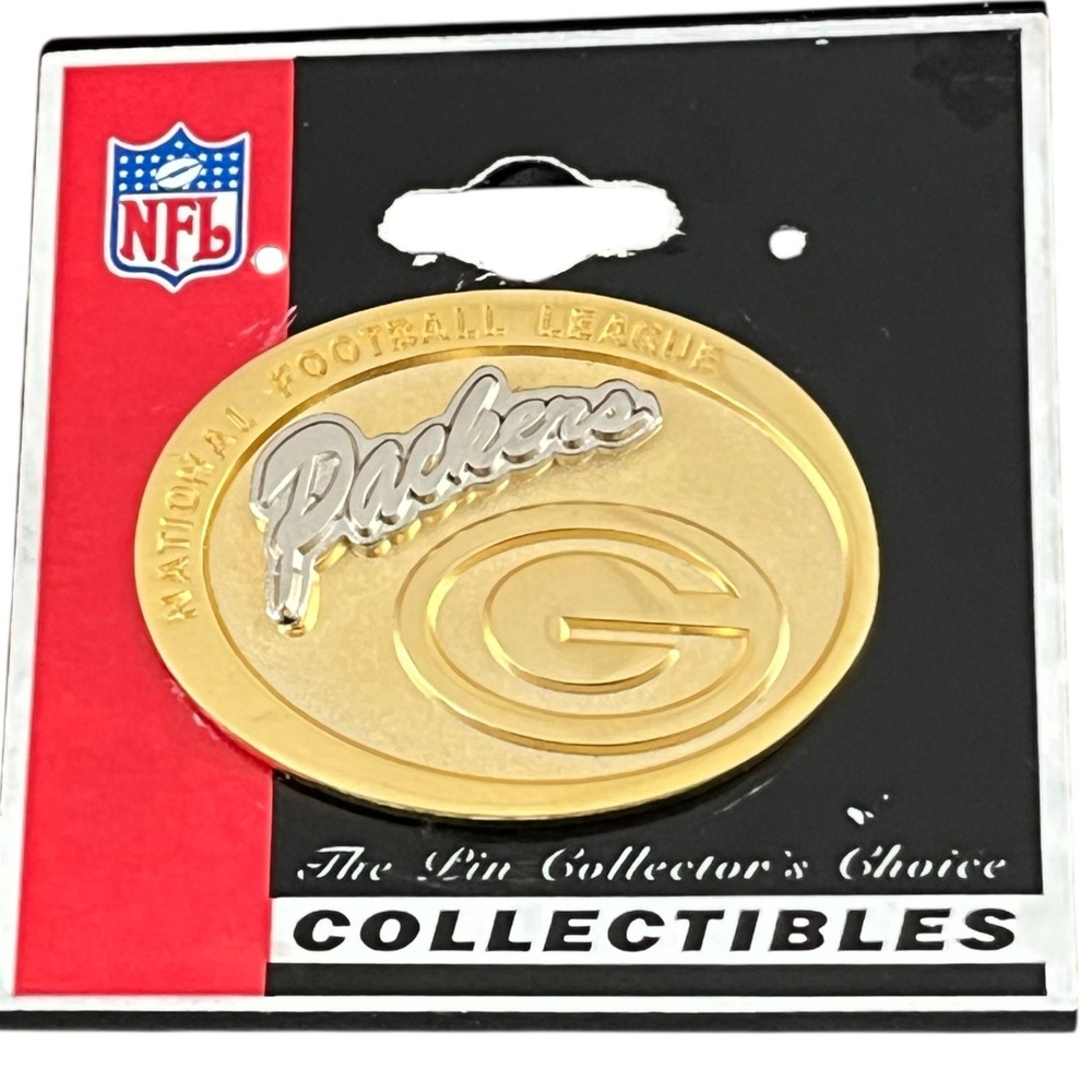 Green Bay Packers Pin Hat Lapel Vest NFL Football 2002 Peter David